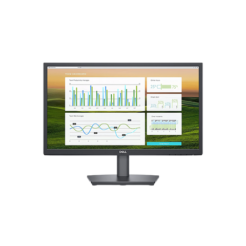 Dell 22 Monitor - E2222H - 21.45-inch (54.48 cm) FHD VA Display, 60Hz, 72% CIE 1931, ComfortView, Anti-Glare, Black