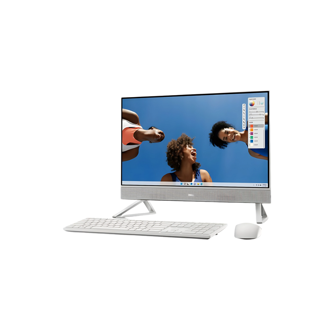 Dell Inspiron 24 5420 All-in-One Desktop - 23.8-inch FHD InfinityEdge Display, Intel Core i7-1355U, 16GB DDR4 RAM, 1TB SSD, Integrated Graphics, Windows 11 Home, Premium Support & Dell Migrate - Pearl White