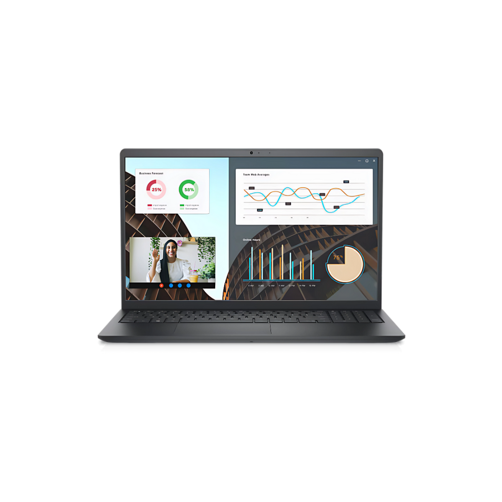 Dell Vostro 15 - 3510 15.6" FHD Laptop, Intel Core i3-1115G4, 8GB DDR4 RAM, 256GB SSD + 1TB HDD, Windows 11 Home, Intel UHD Graphics, Carbon Black