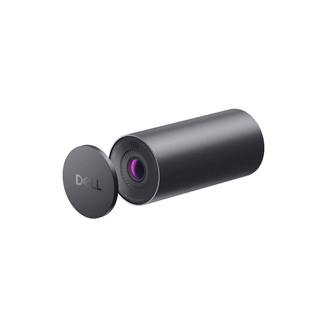 Dell UltraSharp Webcam - WB7022 - 4K UHD, Sony STARVIS CMOS Sensor, AI Auto-Framing, USB-C,Black